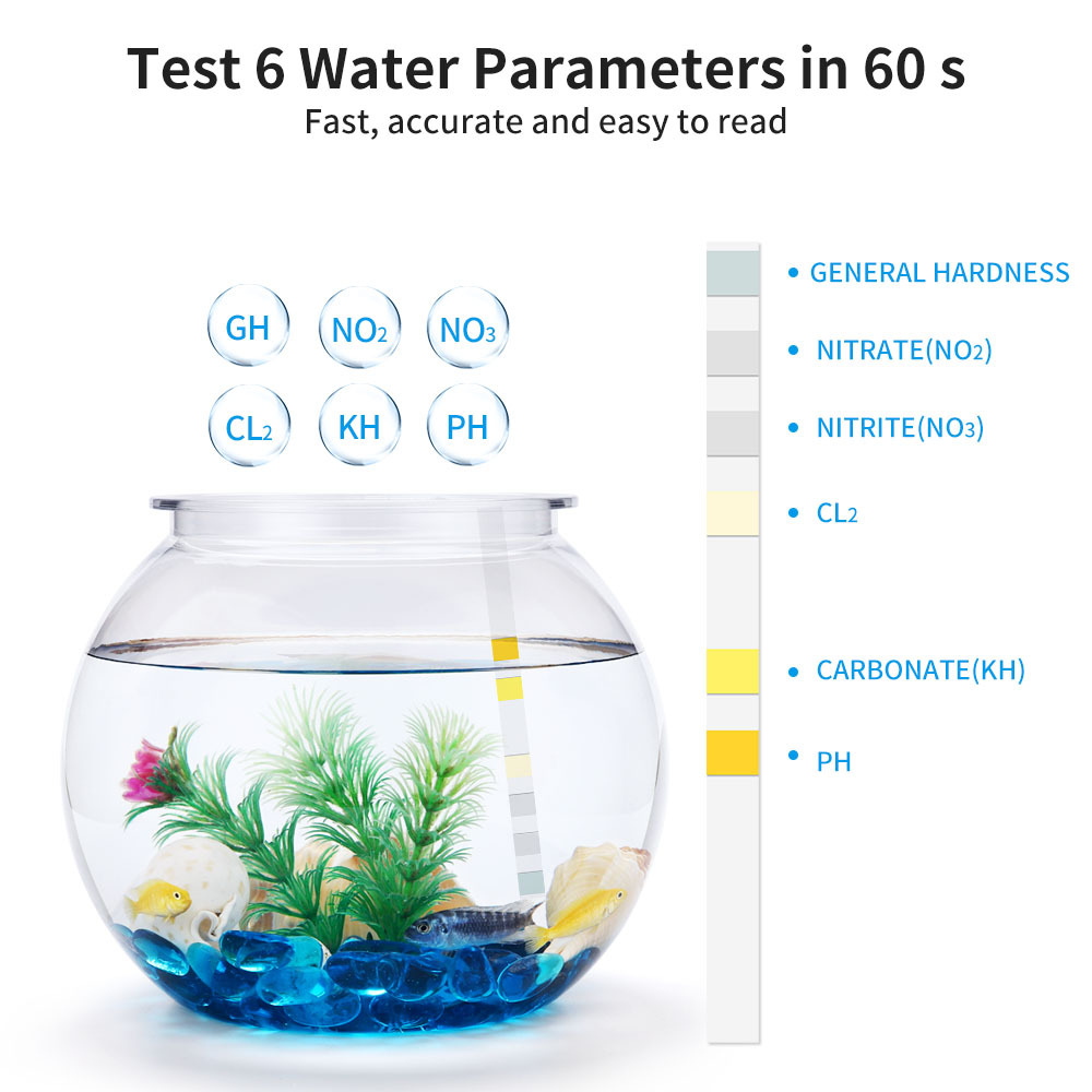 6-In-1 Water Quality Test Stri - đánh giá và giá Ph Strip Test
