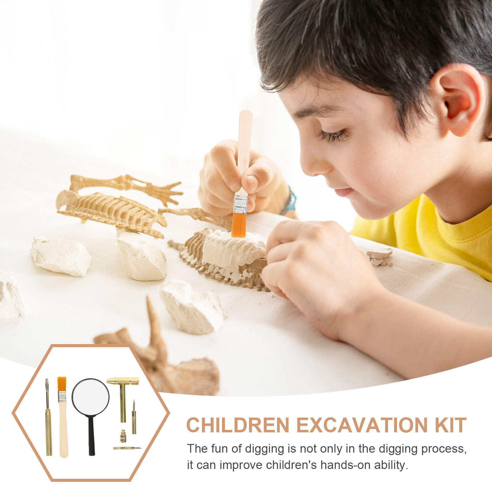 1Set Kid Excavation Tool Set S - đánh giá và giá Science Toy