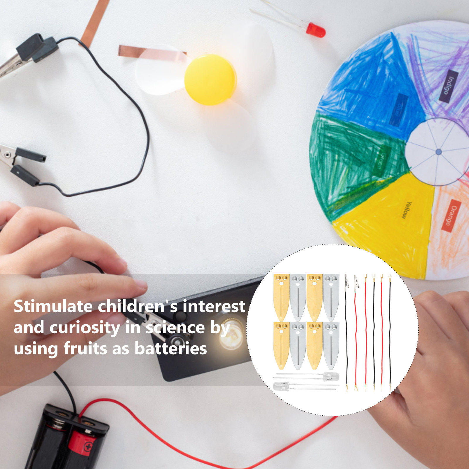 1Set Potato Battery Science Ki - đánh giá và giá Science Experiment